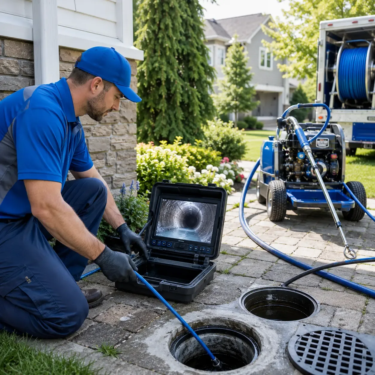 Outdoor drain cleaning professionals serving Roann, IN